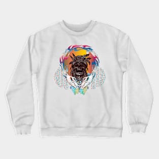 RASTAFARA SKULL Crewneck Sweatshirt